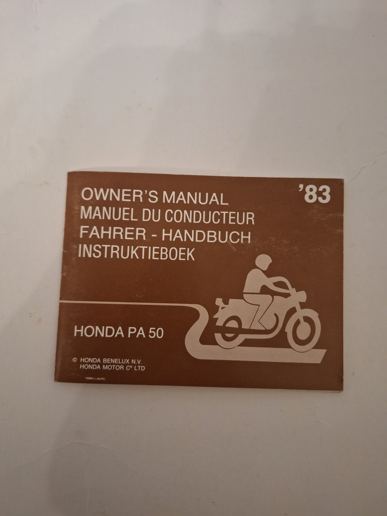 Bild von Fahrerhandbuch  Honda  PA50